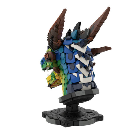 MOC C7750 Colorful Dragon Head