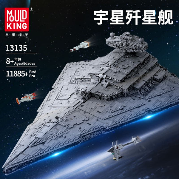 Mould King 13135 Star Wars Imperial Destroyer ISD 75252 Monarch UCS  11885Pcs Building Blocks Kids Toys Gift